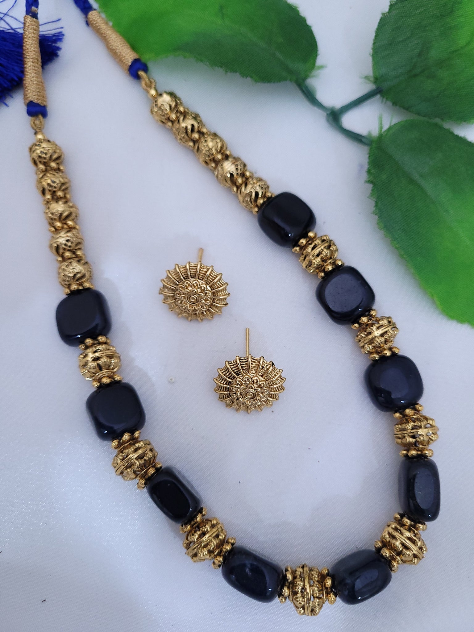 Golden Blue Mala