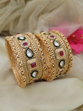 Premium Golden Bangle 1 pair (2pc)