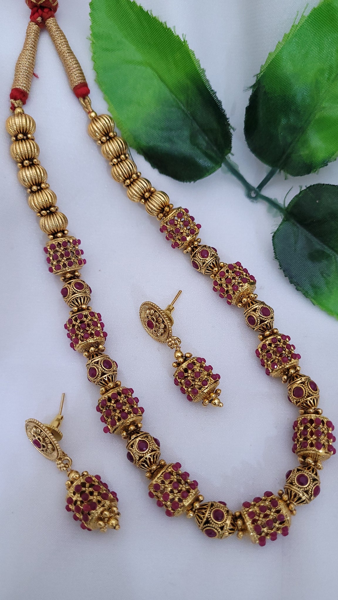 Ruby Golden Mala