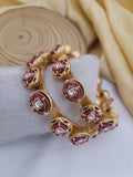 Golden Ruby Bangle