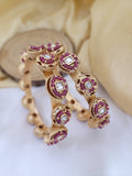 Golden Ruby Bangle