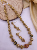 Ruby Green Golden Mala