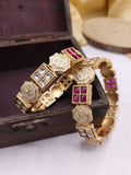 Golden Traditional Bangle 2 pc set