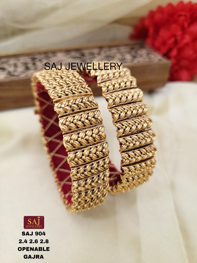 Tradition gajra bangle pair( 2 pc )