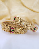 Rajwadi Golden Bangle