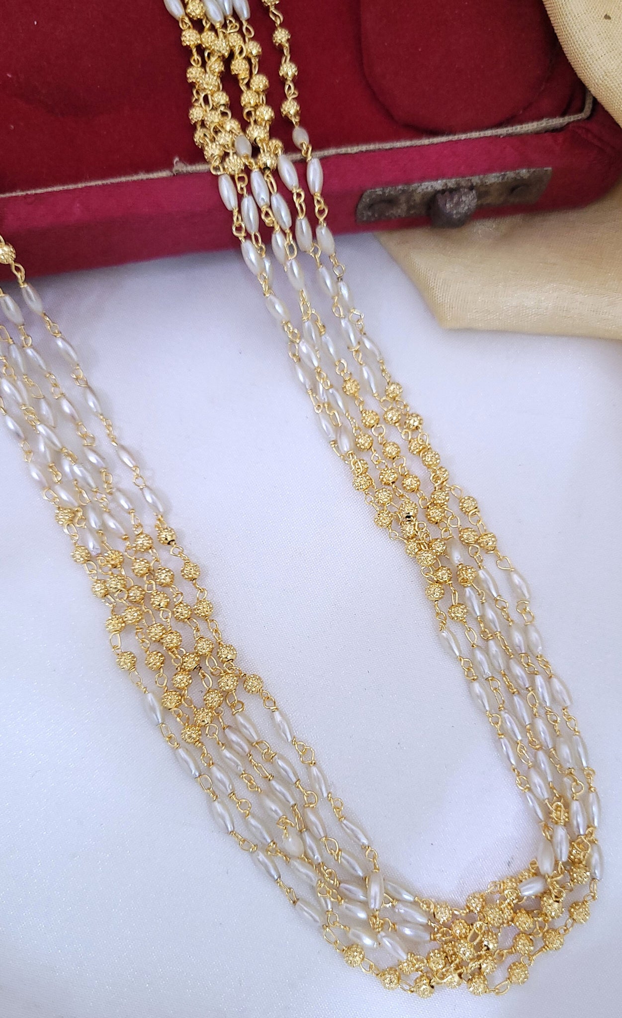 Golden Moti Mala