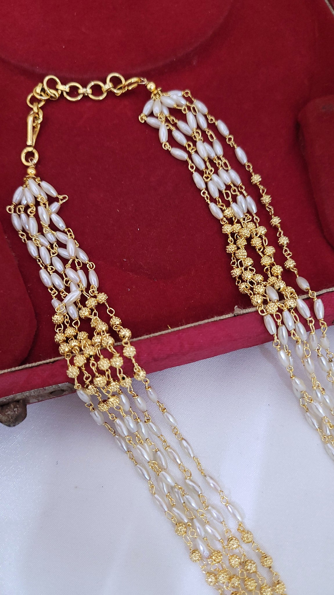 Golden Moti Mala