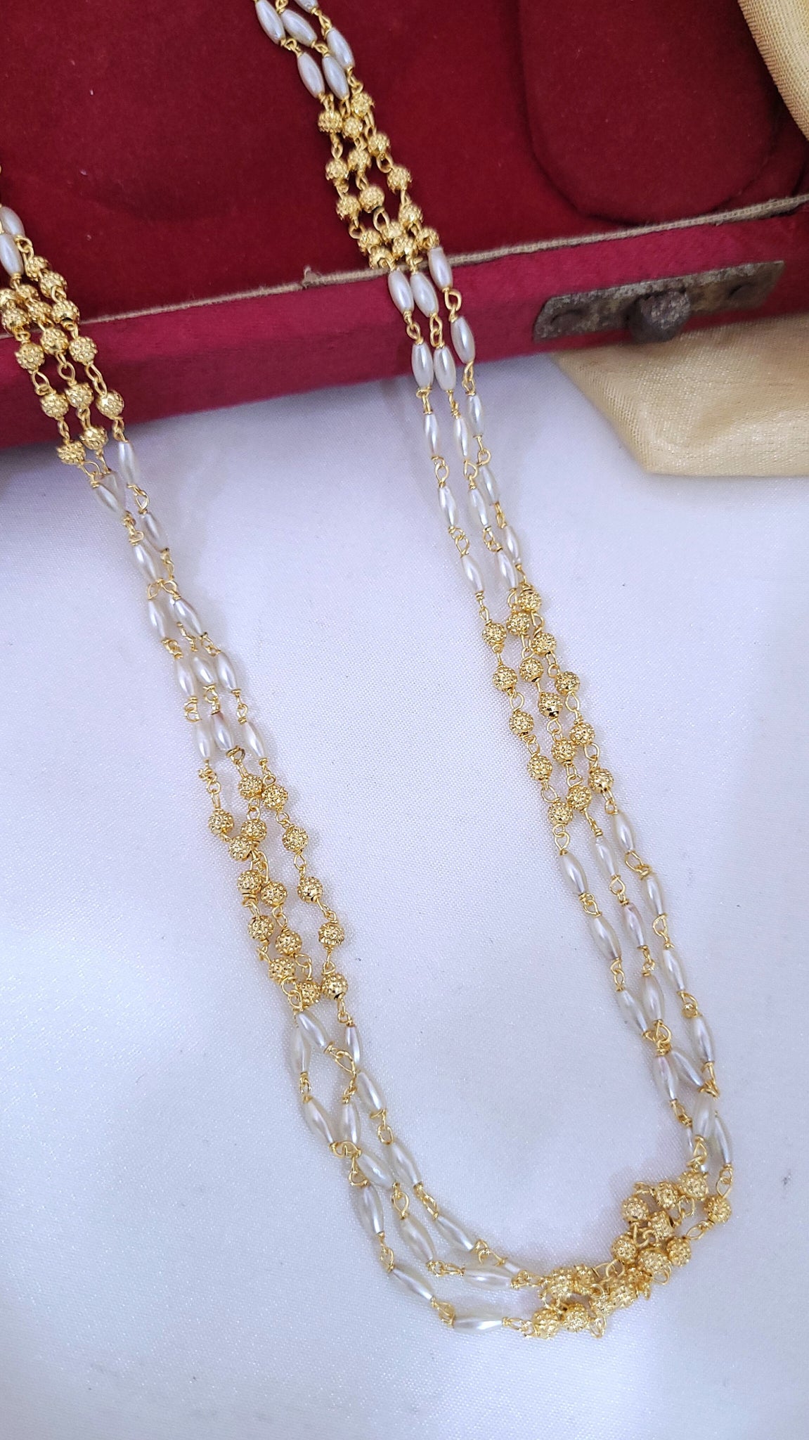 Golden Moti Mala