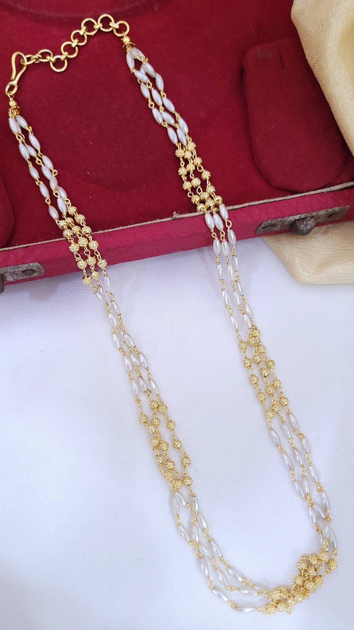 Golden Moti Mala