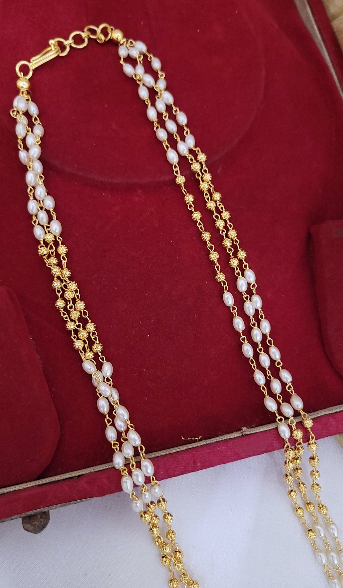 Golden Moti Mala