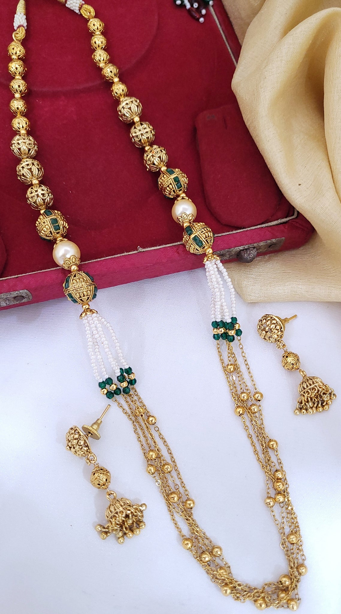 Golden Green Mala