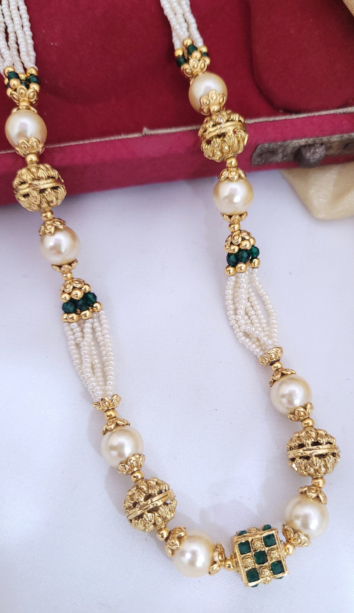 Traditional Green Moti Mala