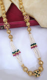 Ruby Green Moti Mala