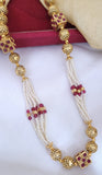 Ruby Gold Mala