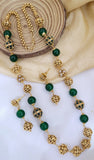 Traditional Gold Green Mala