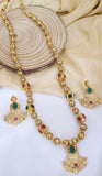 Ruby Green Pendal Mala