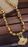 Ruby Green Pendal Mala