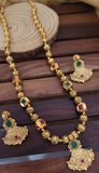 Ruby Green Pendal Mala