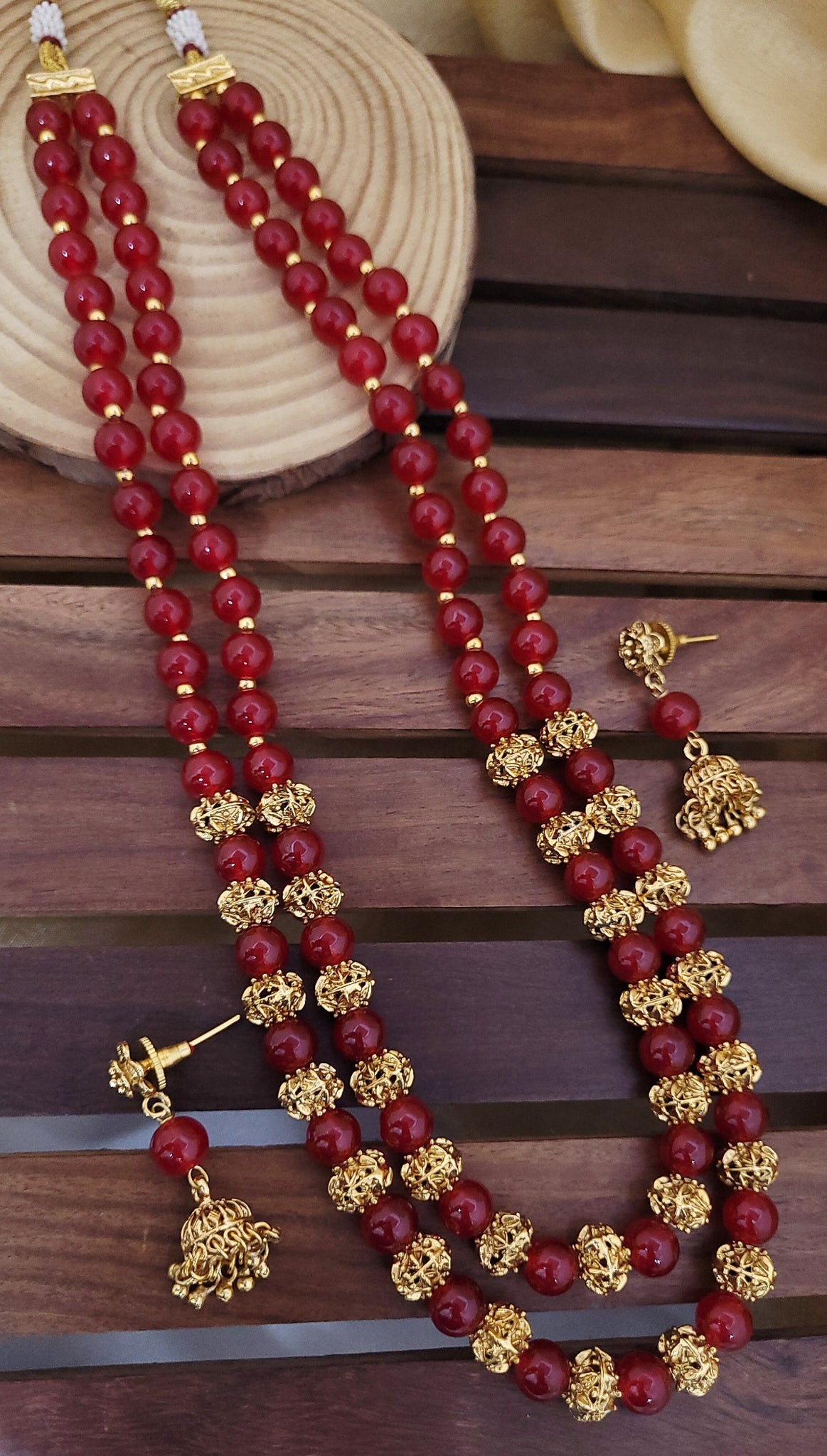 Red Golden Mala