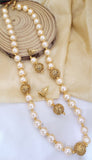 White Moti Mala