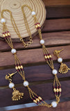 Ruby Golden Chain Mala