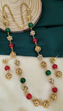 Ruby Green Golden mala