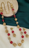 Ruby Gold Mala