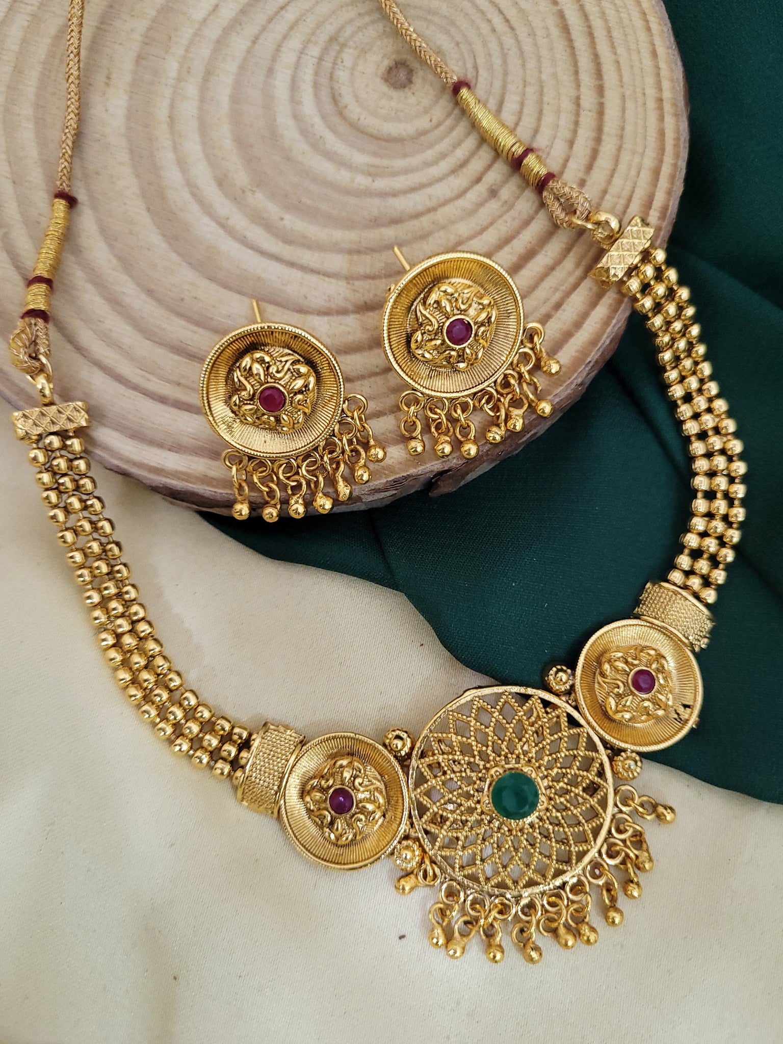 Golden Traditional Necklace