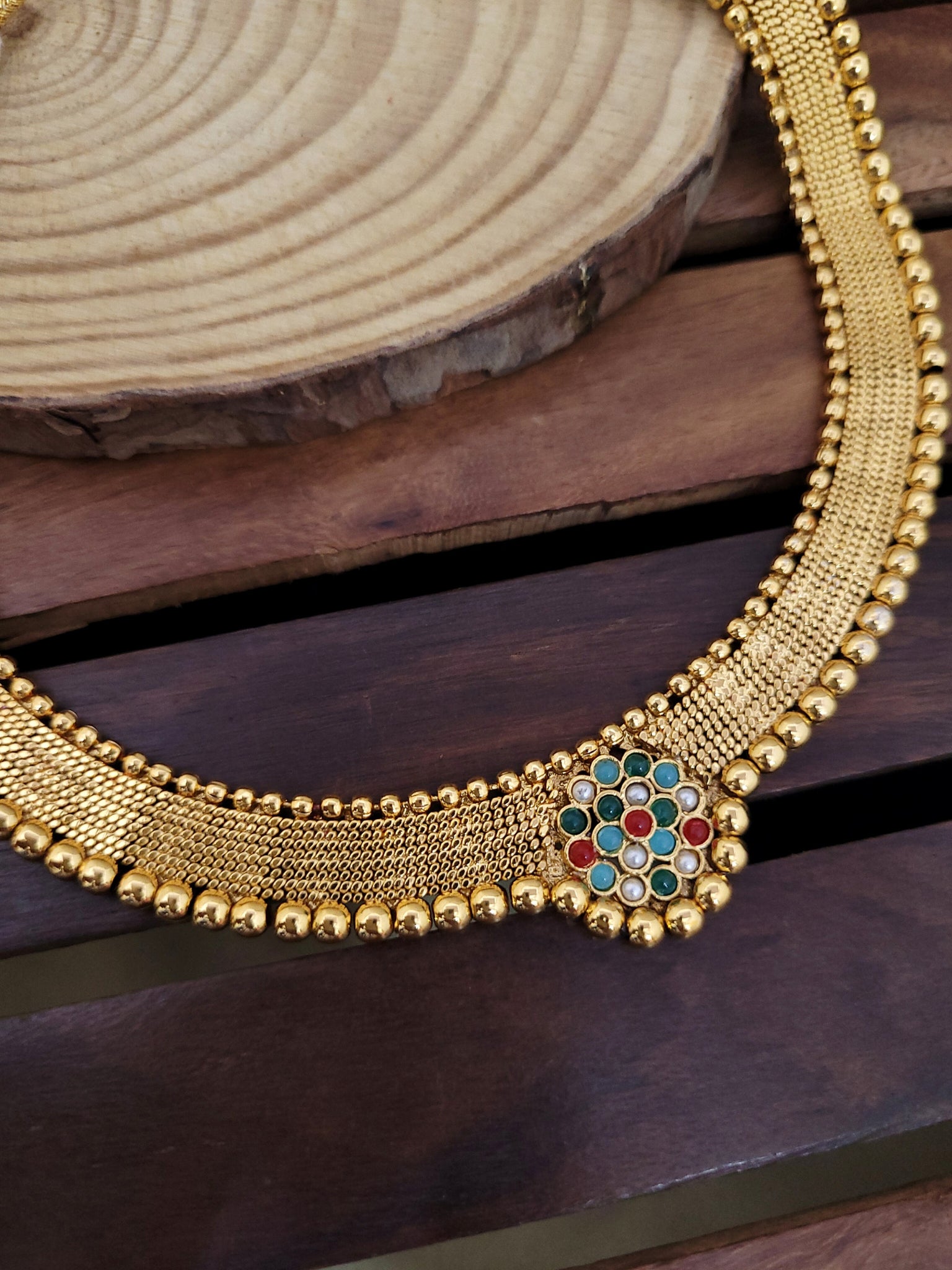 Multi Golden Necklace