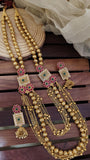 Golden Netted Moti Chain Mala