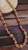 Golden Ruby Green Mala