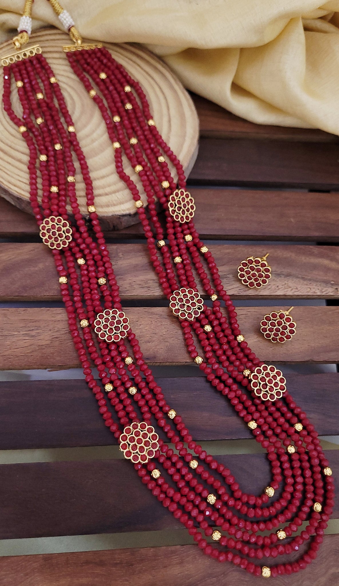 Full Ruby Long Mala