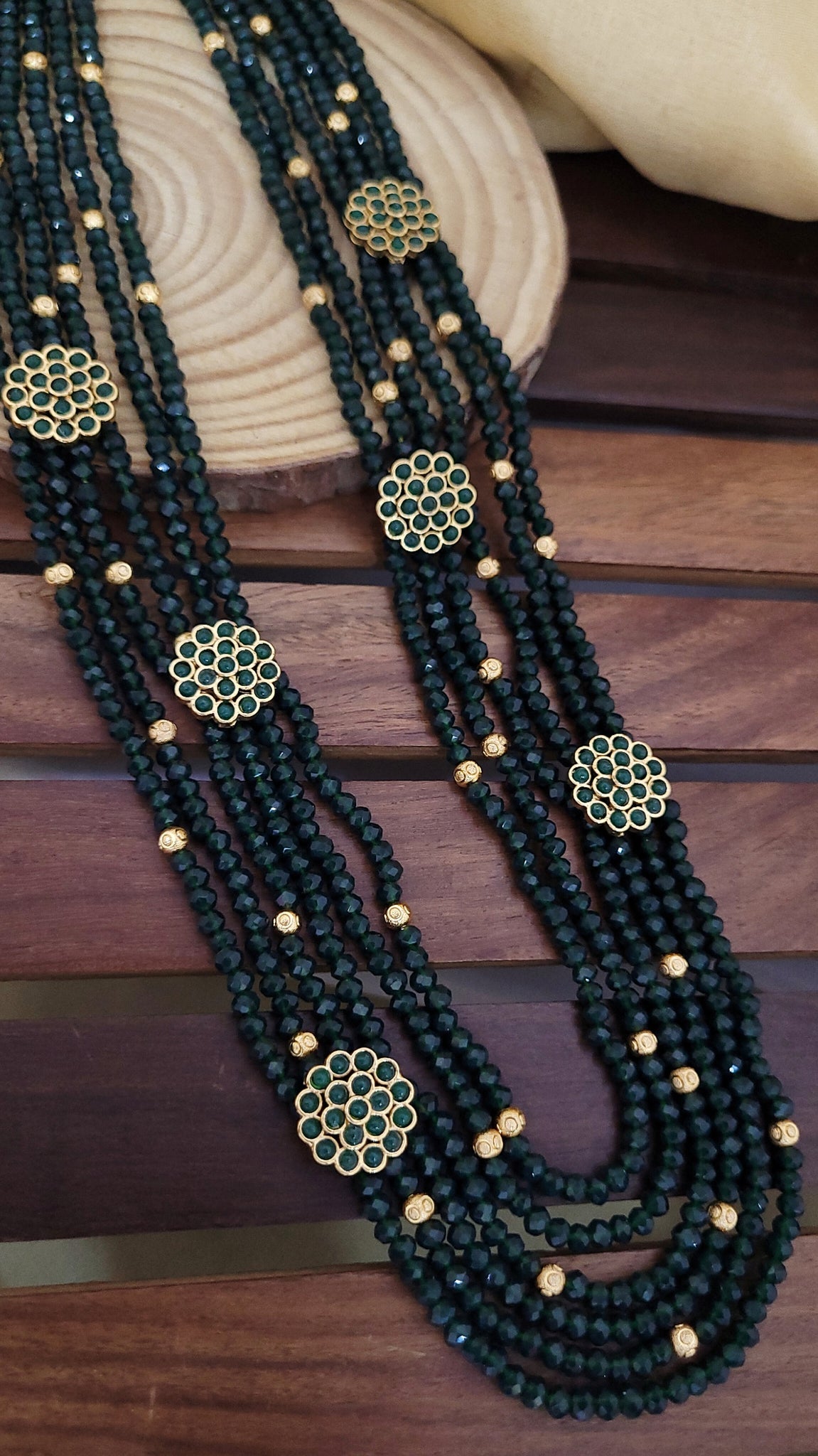 Full Green Long Mala