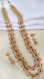 Traditional Ruby Golden mala