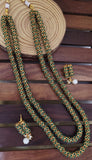 Green Golden Moti Mala