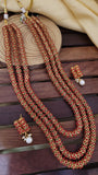 Triple Line Full Ruby Mala