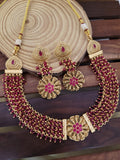 Traditional Ruby Golden Necklace