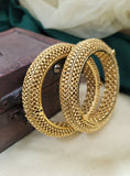 Golden Netted Design Bangle