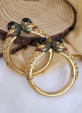 Peacock Golden Bangle