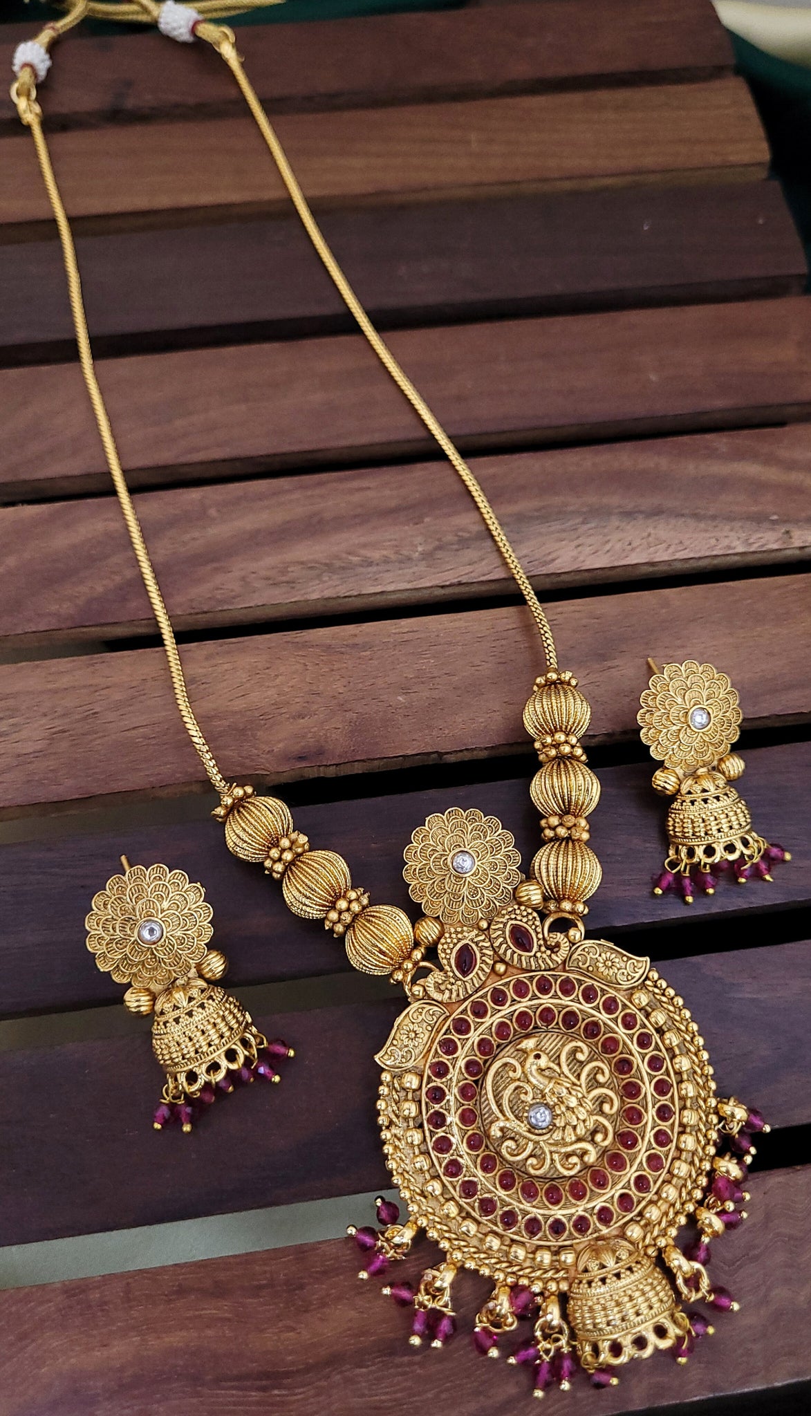 Golden Pendent Set