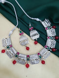 Oxid Ruby Green Necklace