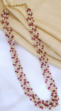 Ruby Mala Beads 22INCHE