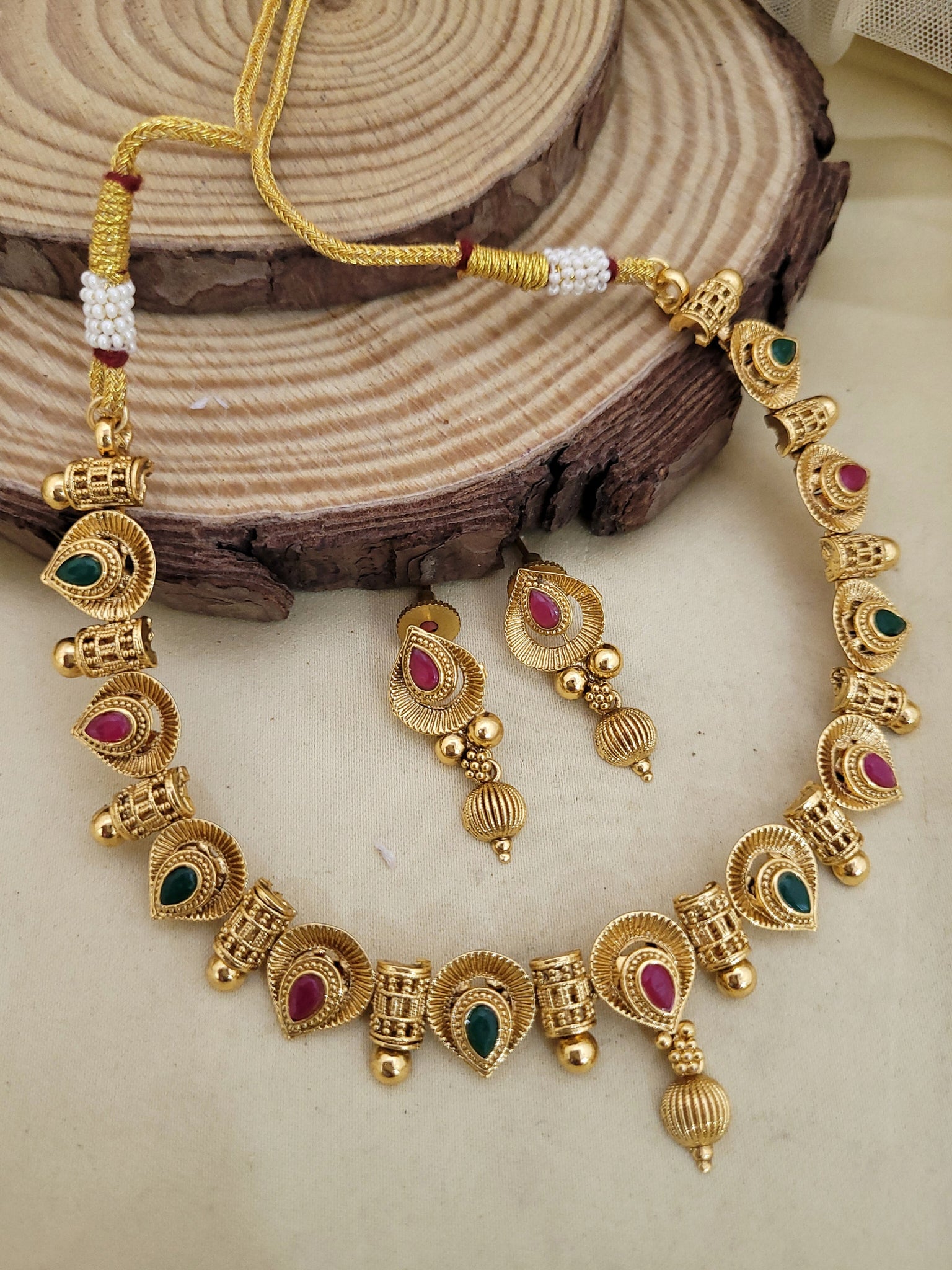 Ruby Green Necklace