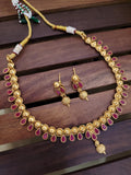 Ruby Golden Necklace