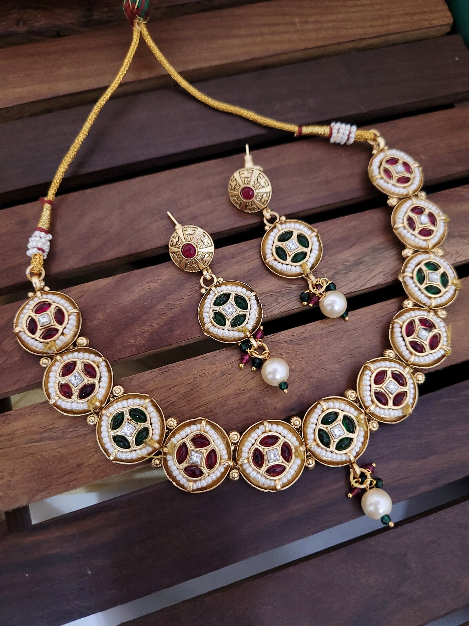 Ruby Green Necklace