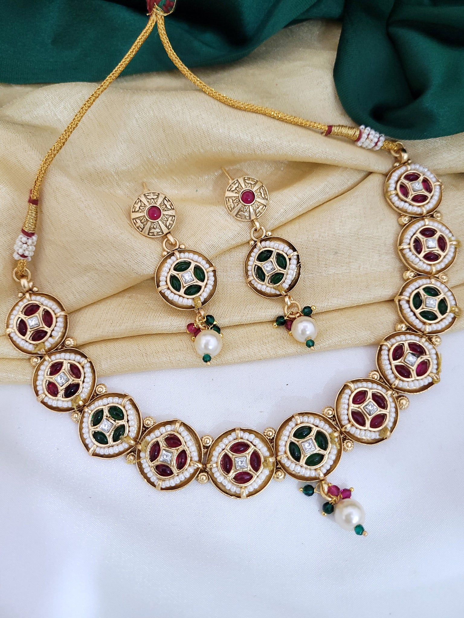 Ruby Green Necklace