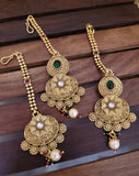 Golden Ruby Green Necklace