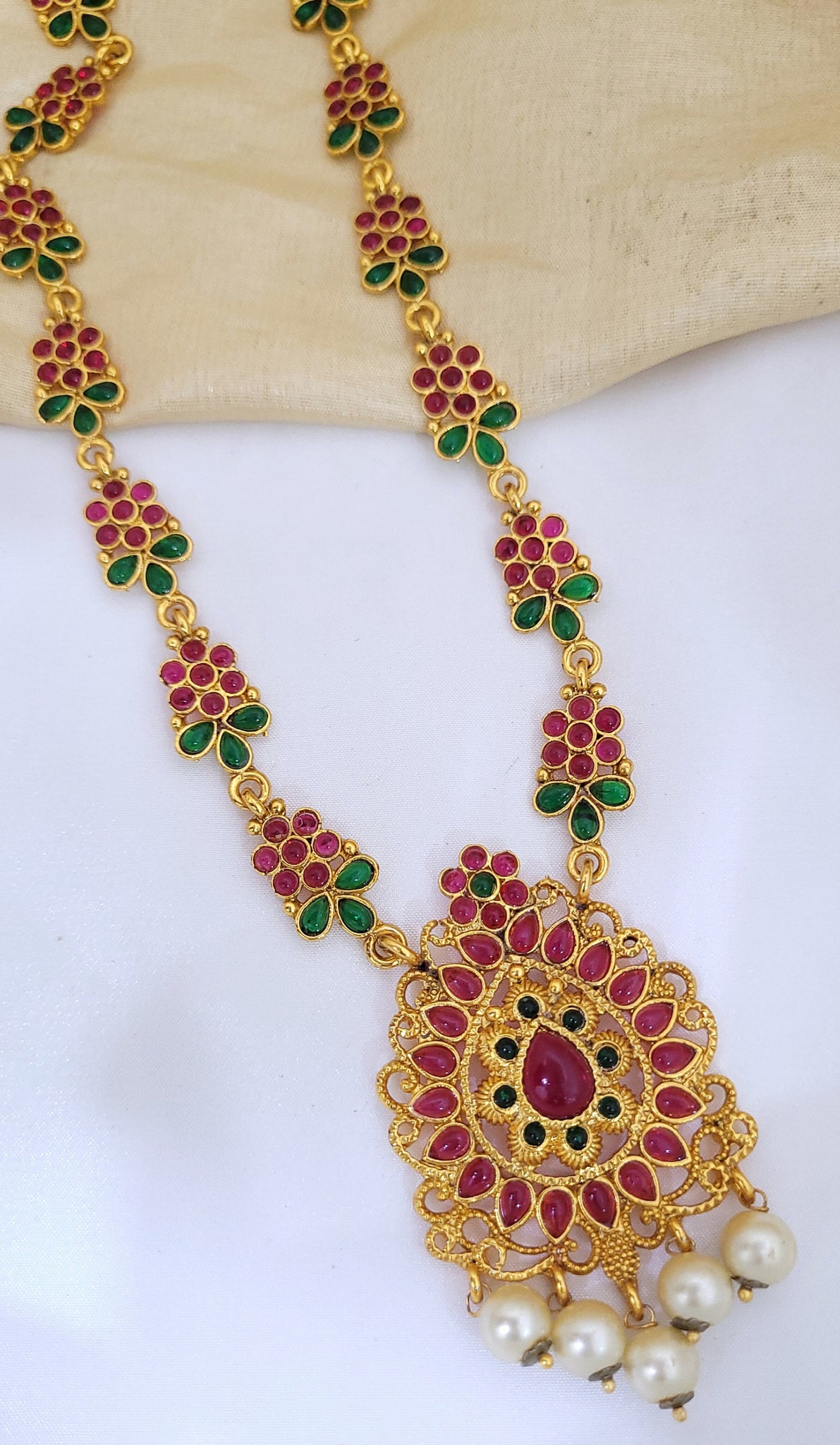 Ruby Golden Necklace