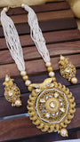 Golden Pendent Set