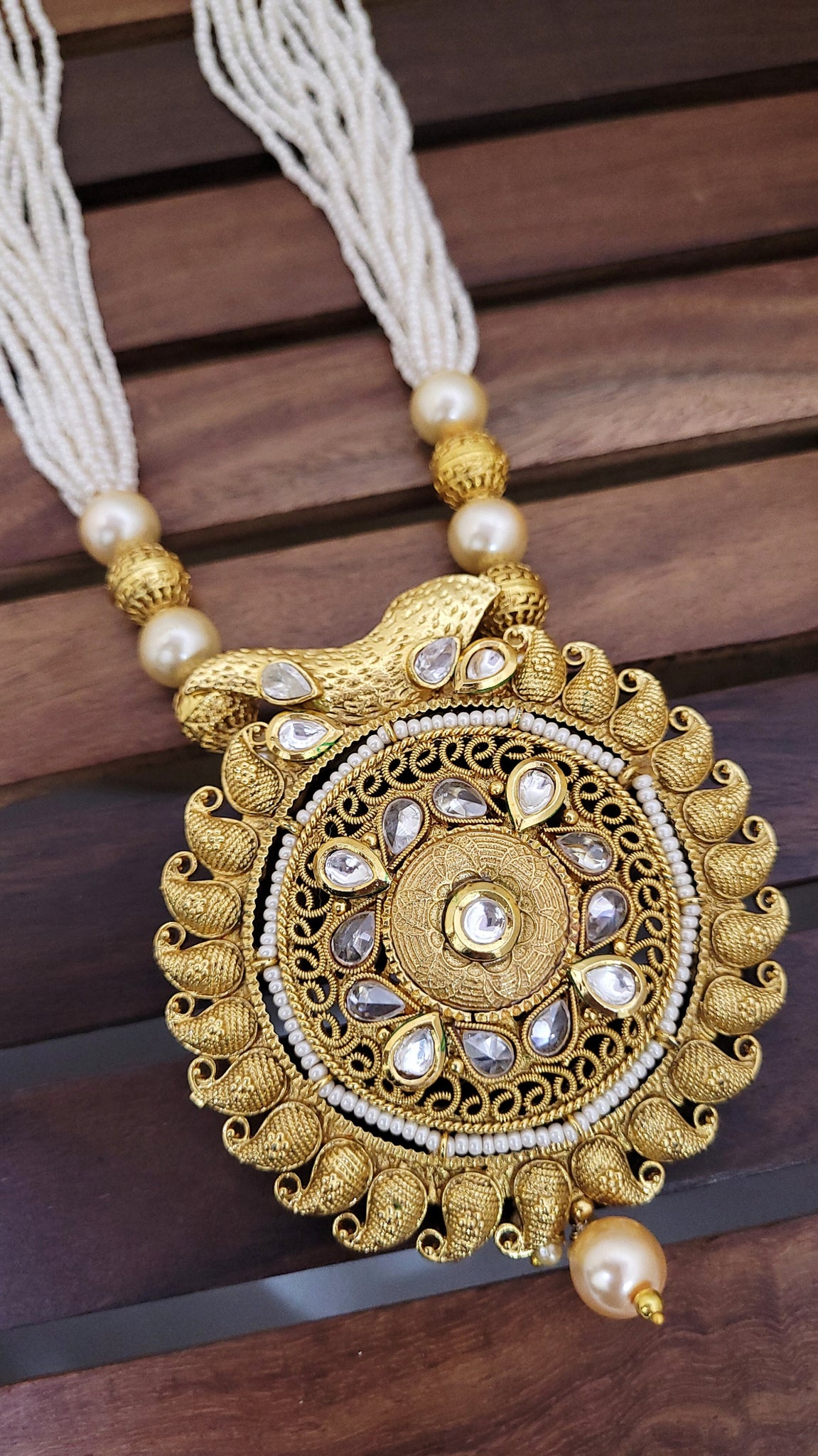 Golden Pendent Set